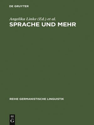 cover image of Sprache und mehr